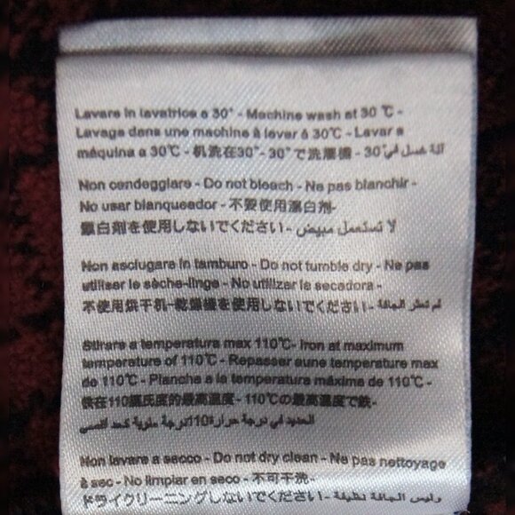 Off-White Wool Jacket Diagonal Stripe Tartan - Picture 8 of 9